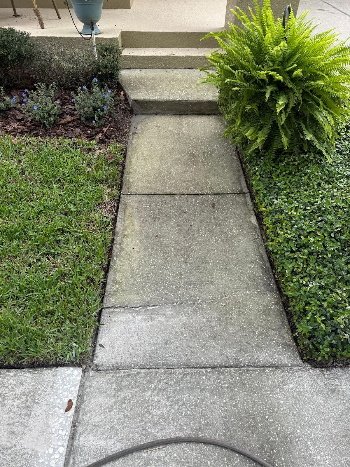 Sidewalk 9 before