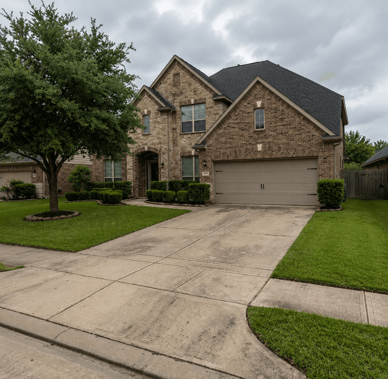 Concrete & Driveway Cleaning before